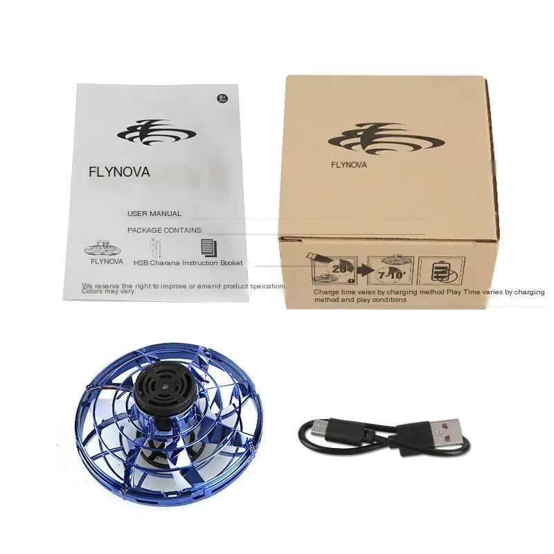 Juguete Spinner LED Creativo OVNI para Alivio del Estrés